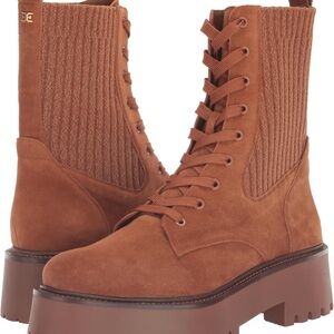 Sam Edelman Evina combat boot in frontier brown